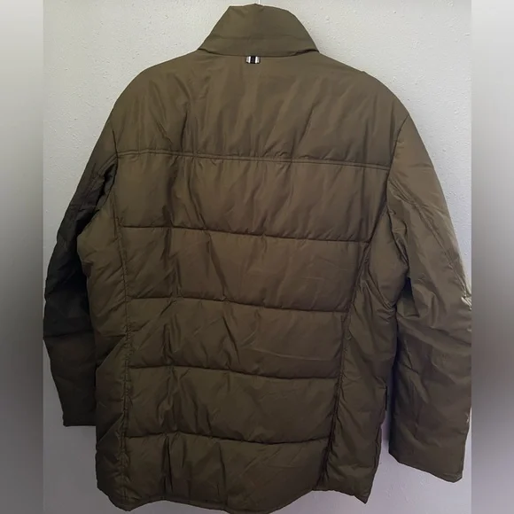 New Hugo Boss Men's Water-Repellent Field Jacket in Green Size 44R
